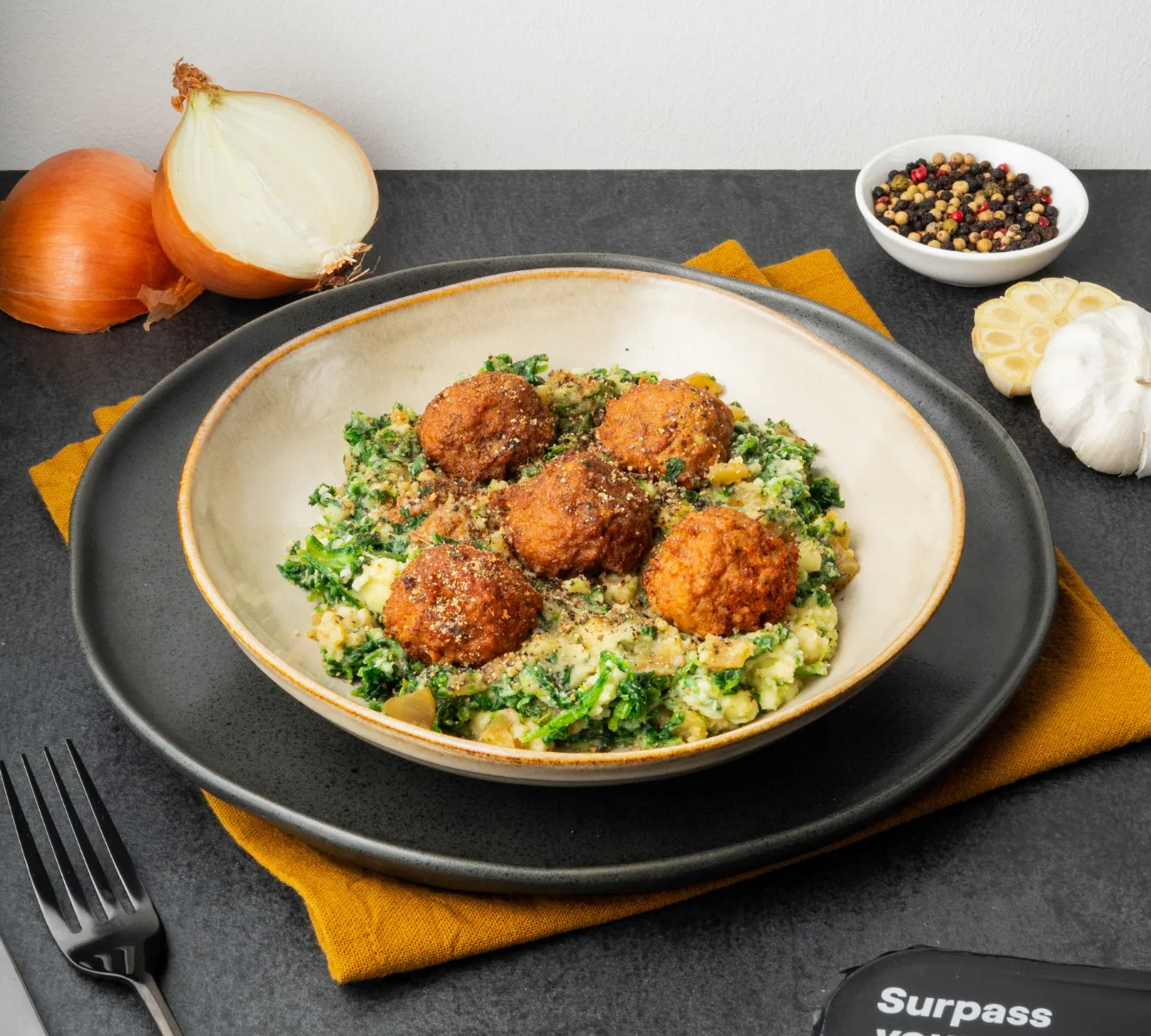Boerenkool Stamppot - Meatballs