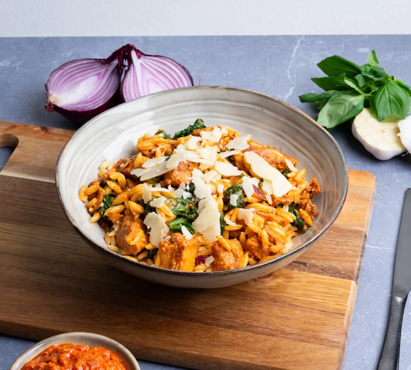 Rode Pesto Orzo - Vega Chicken [VEGA]